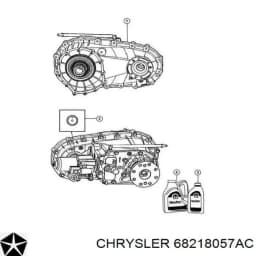 68218057AC CHRYSLER Aceite caja de cambios original y equivalente