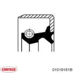 01019151B CORTECO Anillo Reten Palanca selectora, Caja De Cambios original y equivalente