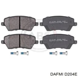 D204E DAFMI Pastillas de freno delanteras original y equivalente