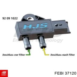 9662143180 BMW Sensor de presion gases de escape original y equivalente