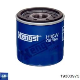 19303975 GM Filtro de aceite original y equivalente