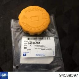 94539597 GM Tapón depósito de refrigerante original y equivalente