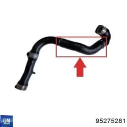 95275281 GM Tubo flexible de aire de sobrealimentación izquierdo original y equivalente