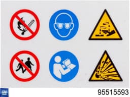 95515593 GM Batería original y equivalente