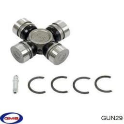 GUN29 GMB Cruceta de árbol de cardán trasero original y equivalente