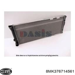 8MK376714561 HELLA Radiador original y equivalente