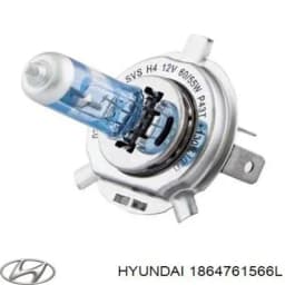1864761566L HYUNDAI Bombilla Halogena, Luz Alta / Baja original y equivalente
