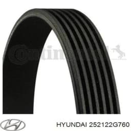 252122G760 HYUNDAI Correa trapezoidal original y equivalente