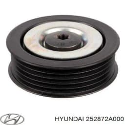 252872A000 HYUNDAI Polea inversión / guía, correa poli V original y equivalente