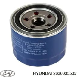 2630035505 HYUNDAI Filtro de aceite original y equivalente