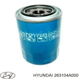 263104A000 HYUNDAI Filtro de aceite original y equivalente