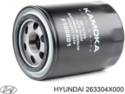 263304X000 HYUNDAI Filtro de aceite original y equivalente