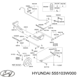 555103W000 HYUNDAI Estabilizador trasero original y equivalente