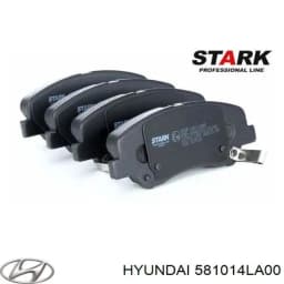 581014LA00 HYUNDAI Pastillas de freno delanteras original y equivalente