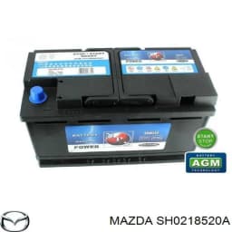 SH0218520A MAZDA Batería original y equivalente