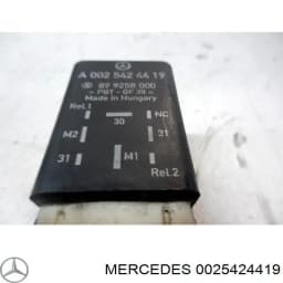 0025424419 MERCEDES Relé de ventilador de habitáculo original y equivalente