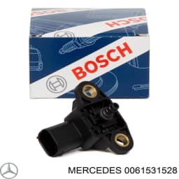 0061531528 MERCEDES Sensor de presion de carga (inyeccion de aire turbina) original y equivalente