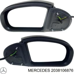 2038106876 MERCEDES Espejo de retrovisor derecho original y equivalente