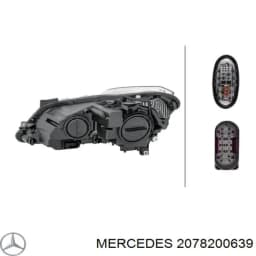 A207820063964 MERCEDES Faro derecho original y equivalente