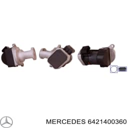 A642140086064 MERCEDES EGR original y equivalente