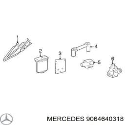 9064640318 MERCEDES Anillo de AIRBAG original y equivalente