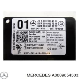 A0009054503 MERCEDES Sensor de control de ángulo muerto trasero original y equivalente