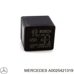A0025421319 MERCEDES Relé eléctrico multifuncional original y equivalente