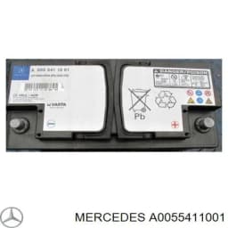 A0055411001 MERCEDES Batería original y equivalente