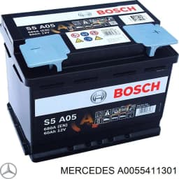 A0055411301 MERCEDES Batería original y equivalente