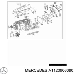 A1120900080 MERCEDES Turbocompresor, sobrealimentación original y equivalente