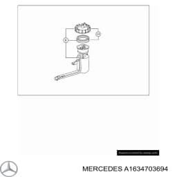 A1634703694 MERCEDES Bomba de gasolina original y equivalente