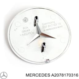 A2078170316 MERCEDES Emblema de capó original y equivalente