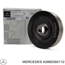 A2660350112 MERCEDES Polea de cigüeñal original y equivalente