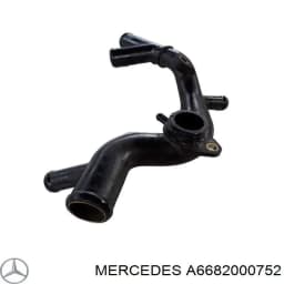 A6682000752 MERCEDES Manguera del radiador original y equivalente