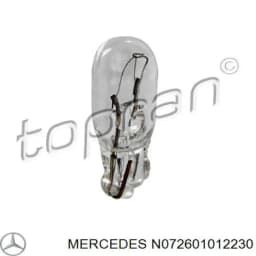 N072601012230 MERCEDES Luz Del Tablero (Panel Principal) original y equivalente