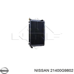 21400G9802 NISSAN Radiador original y equivalente