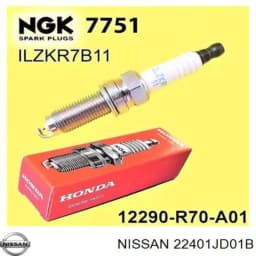 22401JD01B NISSAN Bujía original y equivalente