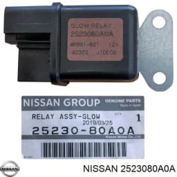 2523080A0A NISSAN Relé de los calentadores original y equivalente