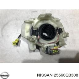 25560EB308 NISSAN Conmutador en la columna de dirección, parte central original y equivalente