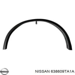 638609TA1A NISSAN Ensanchamiento, guardabarros delantero derecho original y equivalente