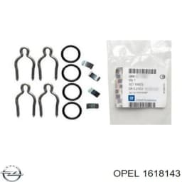 1618143 OPEL Anillo obturador, tubo de radiador de calefacción original y equivalente