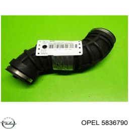 5836790 GM Tubo flexible de aspiración, salida del filtro de aire original y equivalente