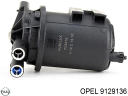 9129136 OPEL Filtro de combustible original y equivalente