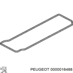 0000016488 PEUGEOT Junta, tapón roscado, colector de aceite original y equivalente