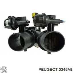 0345A8 PEUGEOT Cuerpo de mariposa original y equivalente