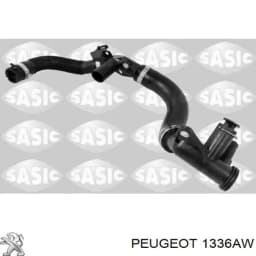 00001336AW PEUGEOT Manguera del radiador original y equivalente