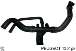 00001351PK PEUGEOT Manguera refrigerante para radiador inferiora original y equivalente
