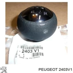 2403V1 PEUGEOT Pomo de palanca de cambios original y equivalente