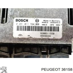 036158 PEUGEOT Válvula ventilación cárter original y equivalente