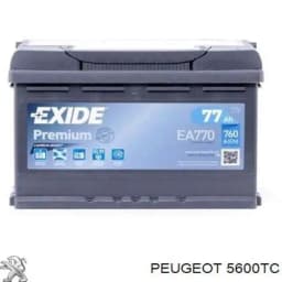 5600TC PEUGEOT Batería original y equivalente